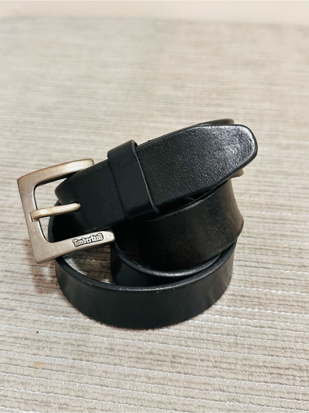 Timberland Men's Classic Leather Belt Brown Size 36 / 90 Genuine Leather Casual